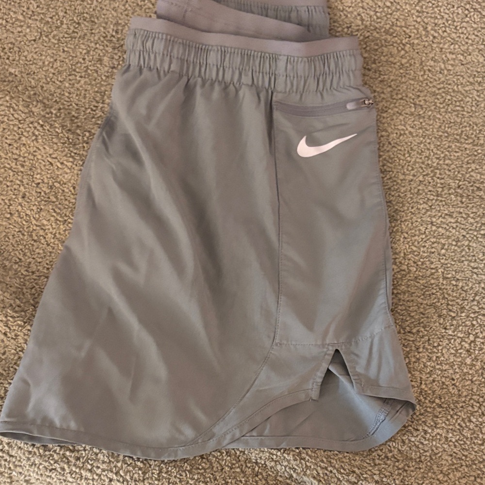Nike Light Gray Sports Shorts